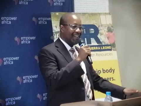 Mohamed Rahman Swaray, Minister of Labour Mohamed Rahman Swaray, Minister of Labour