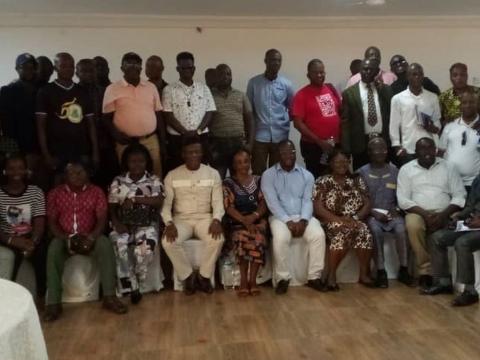 A cross section of journalists A cross section of journalists