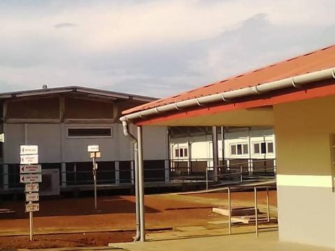 A section of the new MSF Hospital in Kenema A section of the new MSF Hospital in Kenema