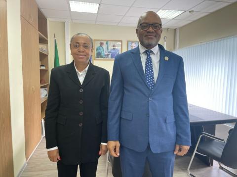 Amb. Mohamed Yongawo and Amb Dr Oheneba Lesley A.A. Opoku-Ware Amb. Mohamed Yongawo and Amb Dr Oheneba Lesley A.A. Opoku-Ware