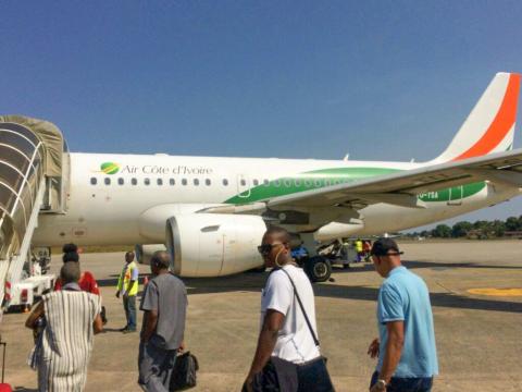 An Air Cote d'Ivoire aircraft An Air Cote d'Ivoire aircraft