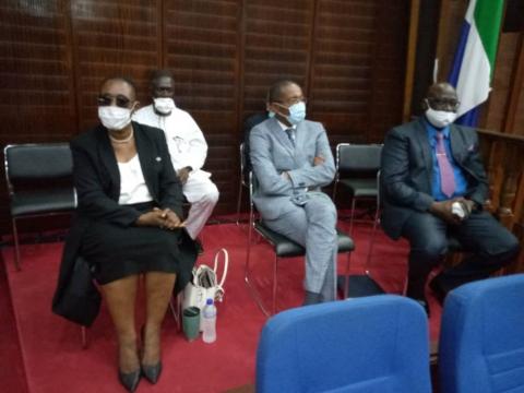 Appointees in the well of parliament Appointees in the well of parliament