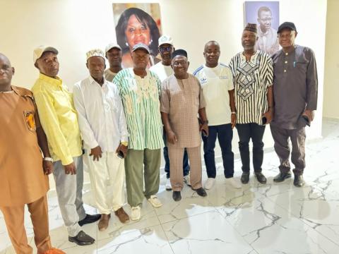Babadi Kamara with the Kono Paramount Chiefs Babadi Kamara with the Kono Paramount Chiefs