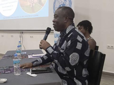 Babatunde Ahonsi, UN Resident Coordinator Babatunde Ahonsi, UN Resident Coordinator