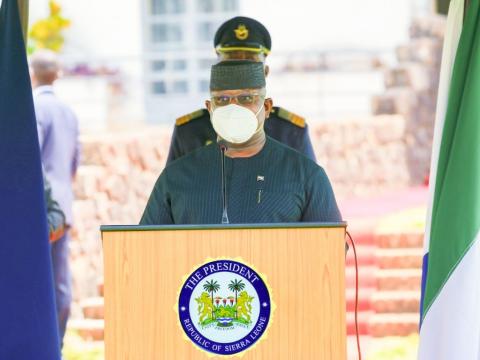 President Bio announcing easing of measures President Bio announcing easing of measures