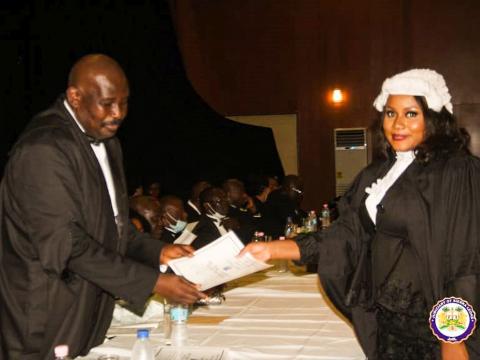 CJ handling down certificates to graduates CJ handling down certificates to graduates