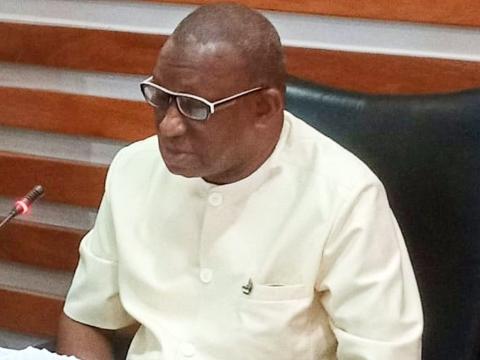 Alpha Osman Timbo, Chairman of the Wages Commission Alpha Osman Timbo, Chairman of the Wages Commission