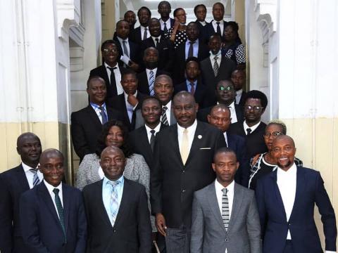 Chief Justice Desmond Babatunde and his magistrates Chief Justice Desmond Babatunde and his magistrates