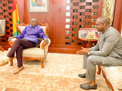 President Conde (Guinea) and Vice President Dr Juldeh Jalloh (Sierra Leone) President Conde (Guinea) and Vice President Dr Juldeh Jalloh (Sierra Leone)