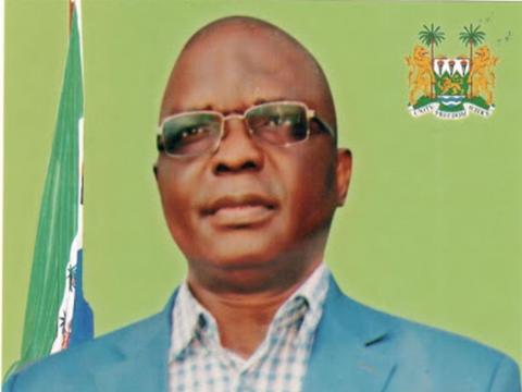 Defence Minister, Brig. (Rtd) Kelly Hassan Conteh Defence Minister, Brig. (Rtd) Kelly Hassan Conteh