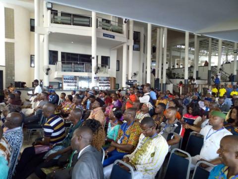 Delegates at the opening of the triennial Delegates at the opening of the triennial