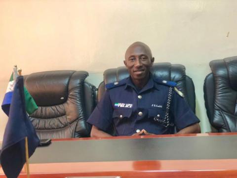 Spt. Samuel Saio Conteh, Deputy Head of Police Community Relations Department Spt. Samuel Saio Conteh, Deputy Head of Police Community Relations Department