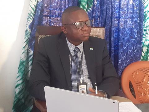 Director-General of the Local Content Agency, Fodeba Daboh Director-General of the Local Content Agency, Fodeba Daboh