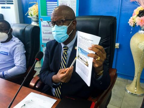 Dr Austin Demby, Minister of Health Dr Austin Demby, Minister of Health
