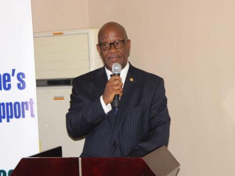 Dr Austin Demby, Minister of Health Dr Austin Demby, Minister of Health