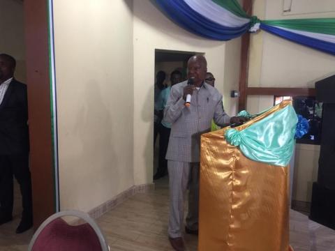 Dr. Victor Kabbia, reading out the report Dr. Victor Kabbia, reading out the report