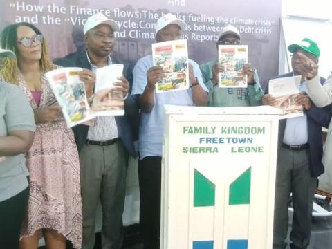 During Action Aid launching of Climate Justice Report During Action Aid launching of Climate Justice Report
