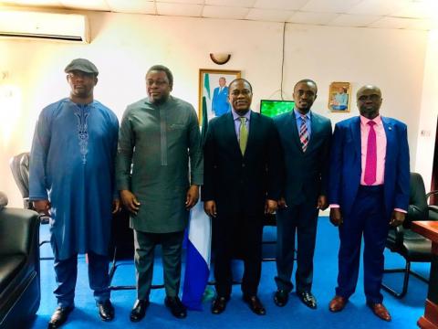 ECOWAS and MOPED officials ECOWAS and MOPED officials