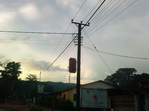 EDSA electricity poles in Kenema EDSA electricity poles in Kenema