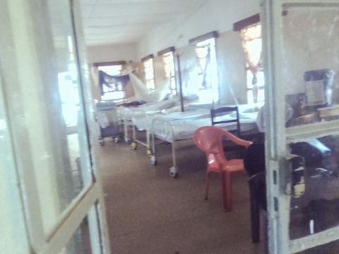 An empty ward in Kenema An empty ward in Kenema