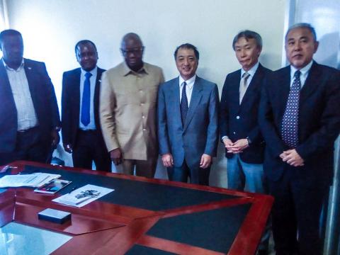 Energy Ministry officials and Japanese gov't officials Energy Ministry officials and Japanese gov't officials