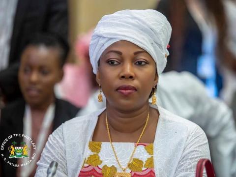 Fatima Bio, First Lady Fatima Bio, First Lady