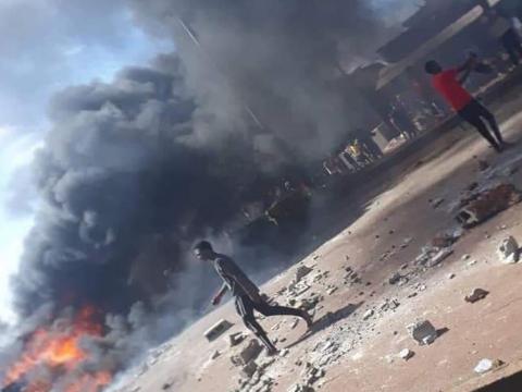 Clashes on the streets of Conakry Clashes on the streets of Conakry