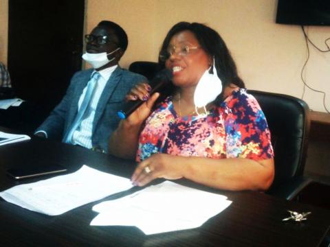 HRCSL Chairperson launches the report on Makeni violence HRCSL Chairperson launches the report on Makeni violence