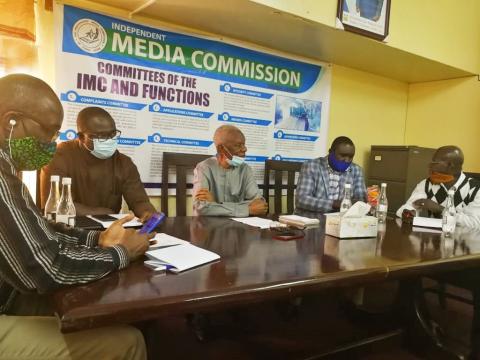 IMC officials at the launch of the Advertisement Advisory Committee IMC officials at the launch of the Advertisement Advisory Committee