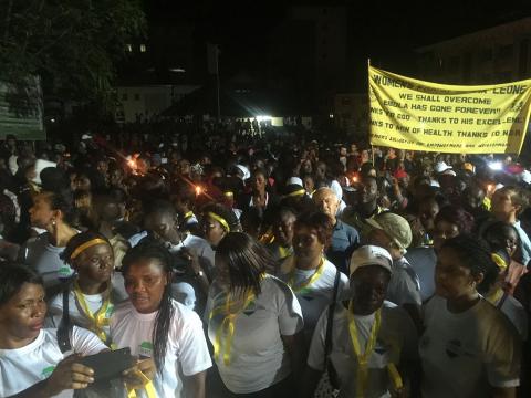 Massive celebrations across the country marking end of Ebola 7 Nov 2015 Massive celebrations across the country marking end of Ebola 7 Nov 2015