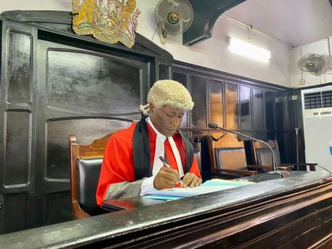 Justice Alusine Sesay Justice Alusine Sesay