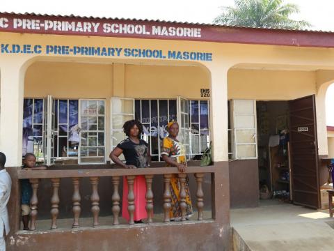 KDC Primary school in Masorie, Kambia District, is one of dozens of schools that benefitted from previous GPE funding