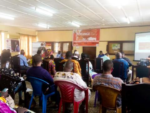 Kombra Network members at a training on gender equality, Wednesday December 9, 2020 Kombra Network members at a training on gender equality, Wednesday December 9, 2020