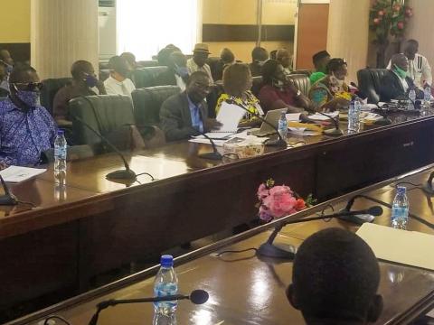 Kortequee during the budget planning process at Finance Ministry Kortequee during the budget planning process at Finance Ministry
