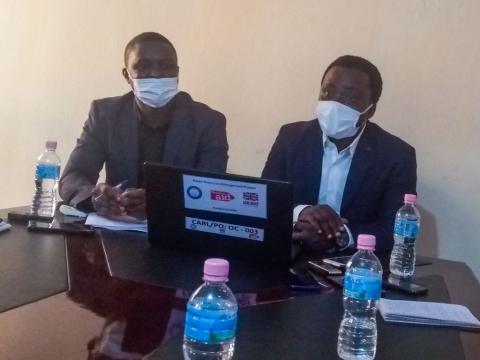 L-R: Project Coordinator Abubarkarr Kallay & CARL Director Ibrahim Tommy L-R: Project Coordinator Abubarkarr Kallay & CARL Director Ibrahim Tommy