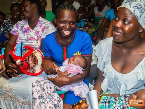 Lactating mothers at a Kombra Network session in Freetown. Lactating mothers at a Kombra Network session in Freetown.