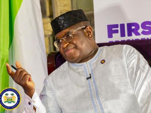 President Julius Maada Bio President Julius Maada Bio