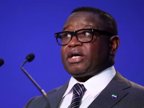 President Julius Maada Bio President Julius Maada Bio