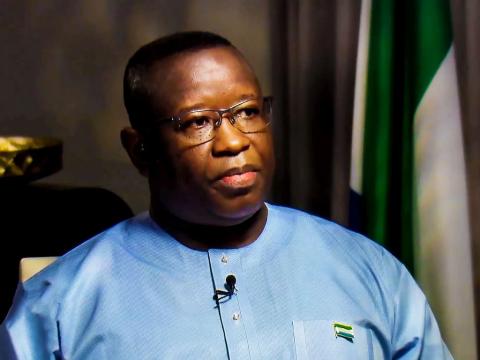 President Julius Maada Bio President Julius Maada Bio