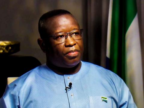President Julius Maada Bio President Julius Maada Bio