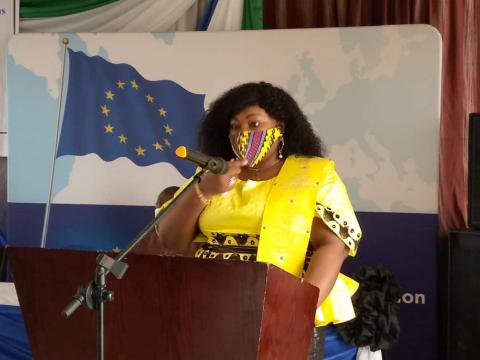 Augustine Sorie Sengbe Marah, NEW Chairman Marcella Samna-Sesay, NEW Chairman