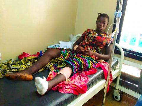 Mariama Turay, victim of suspected bomb explosion Mariama Turay, victim of suspected bomb explosion