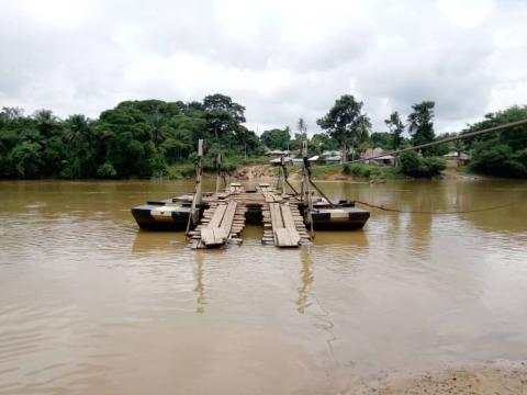 Matru Jong ferry, one of the 13 ferries to be replaced with a bridges Matru Jong ferry, one of the 13 ferries to be replaced with a bridges