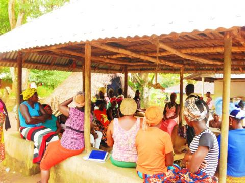 Members of the Jonttionla branhc of WIFEE's Village Saving and Loan Scheme Members of the Jonttionla branhc of WIFEE's Village Saving and Loan Scheme