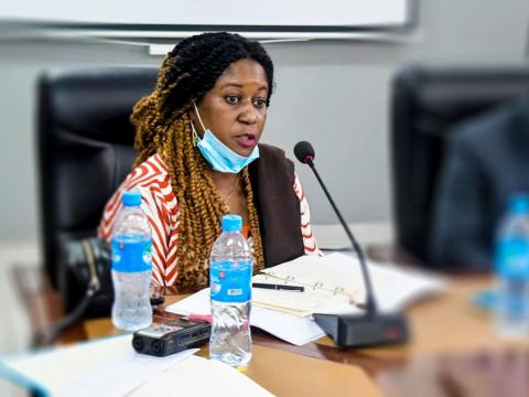 Mrs Emma Kowa Jalloh, Minister of Fishery and Marine Resources Mrs Emma Kowa Jalloh, Minister of Fishery and Marine Resources