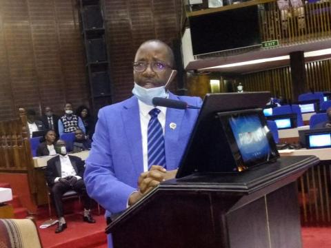 Minister of Information presenting the repeal Minister of Information presenting the repeal