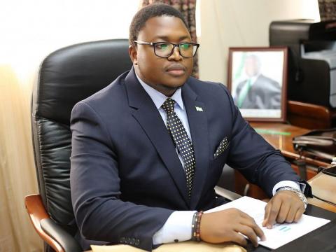 Minister of Mines and Mineral Resources, Musa Timothy Kabba Minister of Mines and Mineral Resources, Musa Timothy Kabba