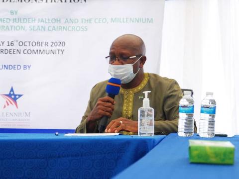 Minister of Water Resources Philip Karimu Lansana Minister of Water Resources Philip Karimu Lansana