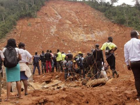 Motormeh, the site of the devastating mudslide in 2017 Motormeh, the site of the devastating mudslide in 2017