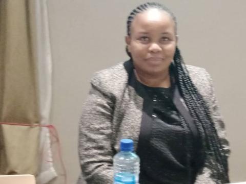 Mpho Moyo- one of the Authors of the report Mpho Moyo- one of the Authors of the report